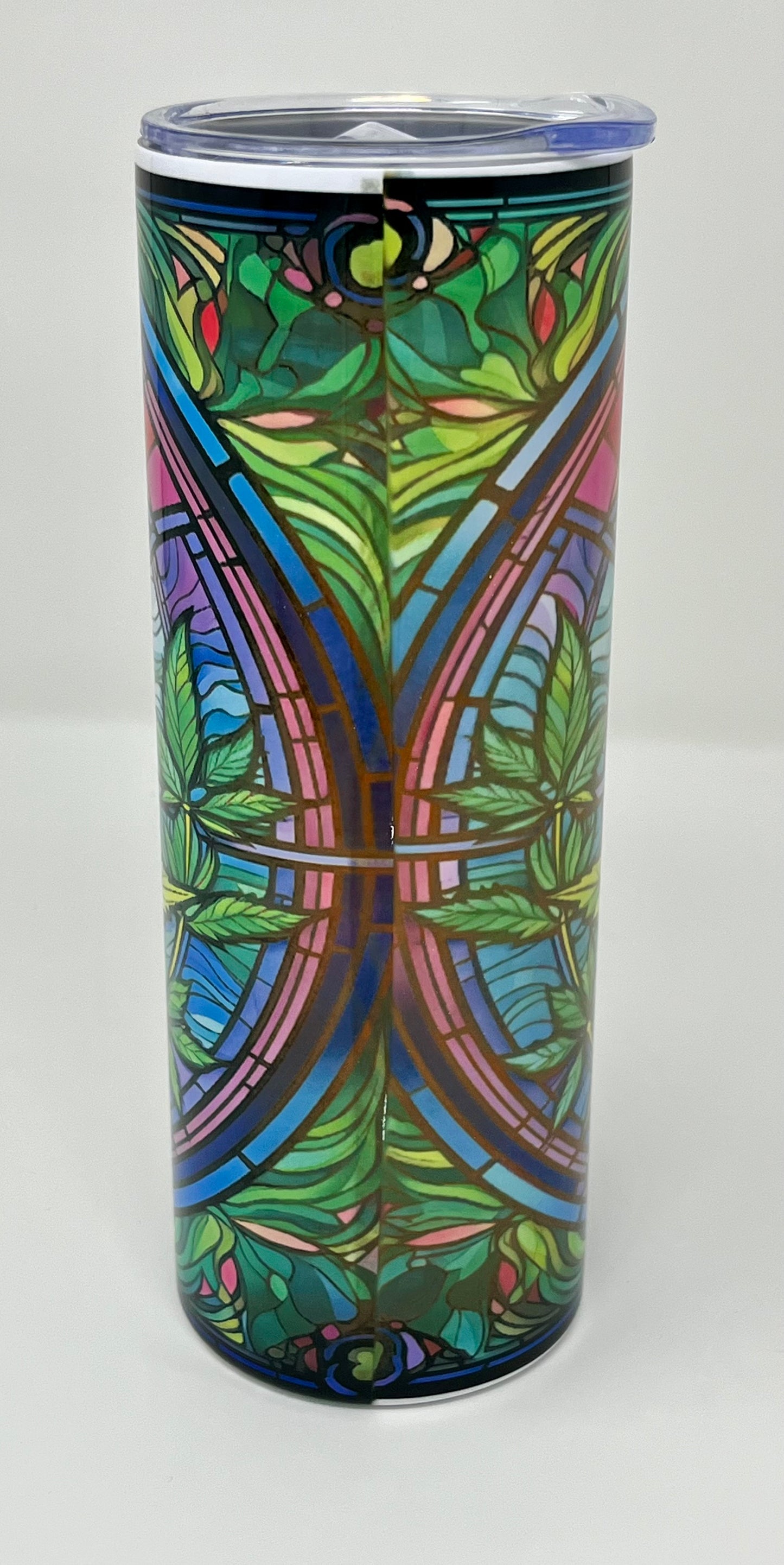 Stained Glass MaryJane 20oz Skinny Tumbler