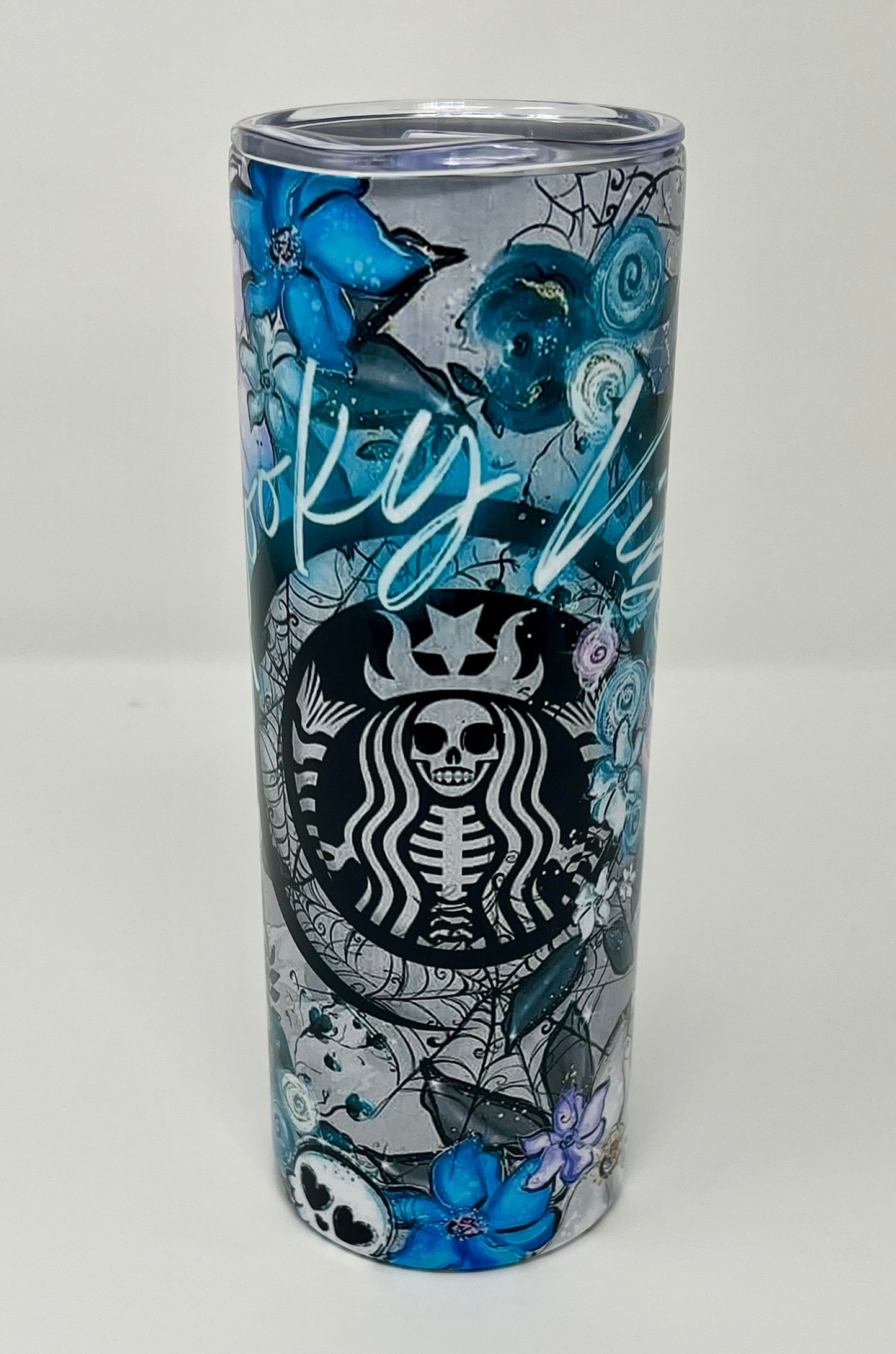 Blue Spooky Vibes 20oz Tumbler