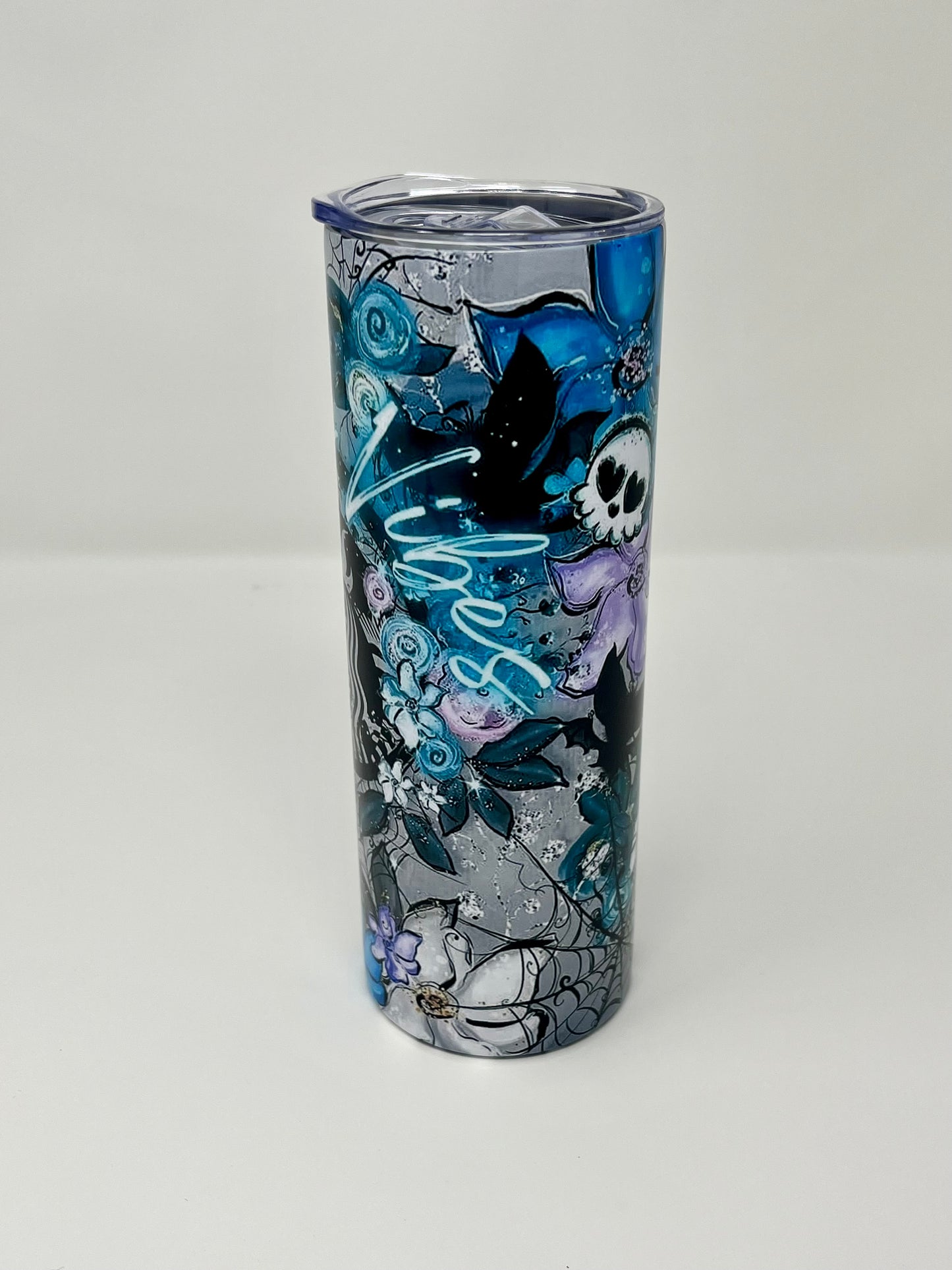 Blue Spooky Vibes 20oz Tumbler