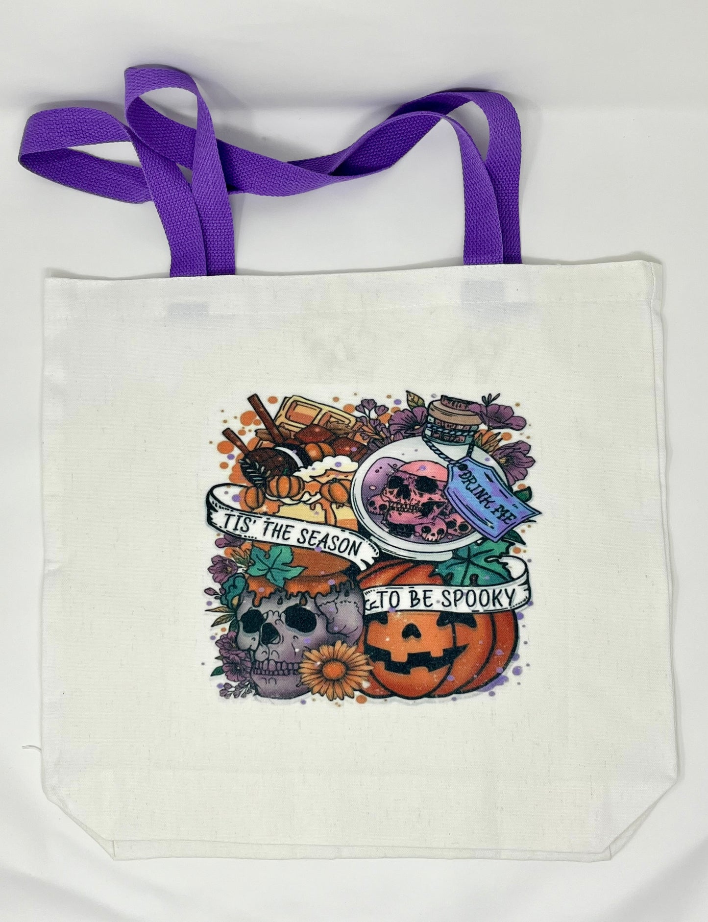 "Tis' The Season To Be Spooky" Halloween Reuseable Bag