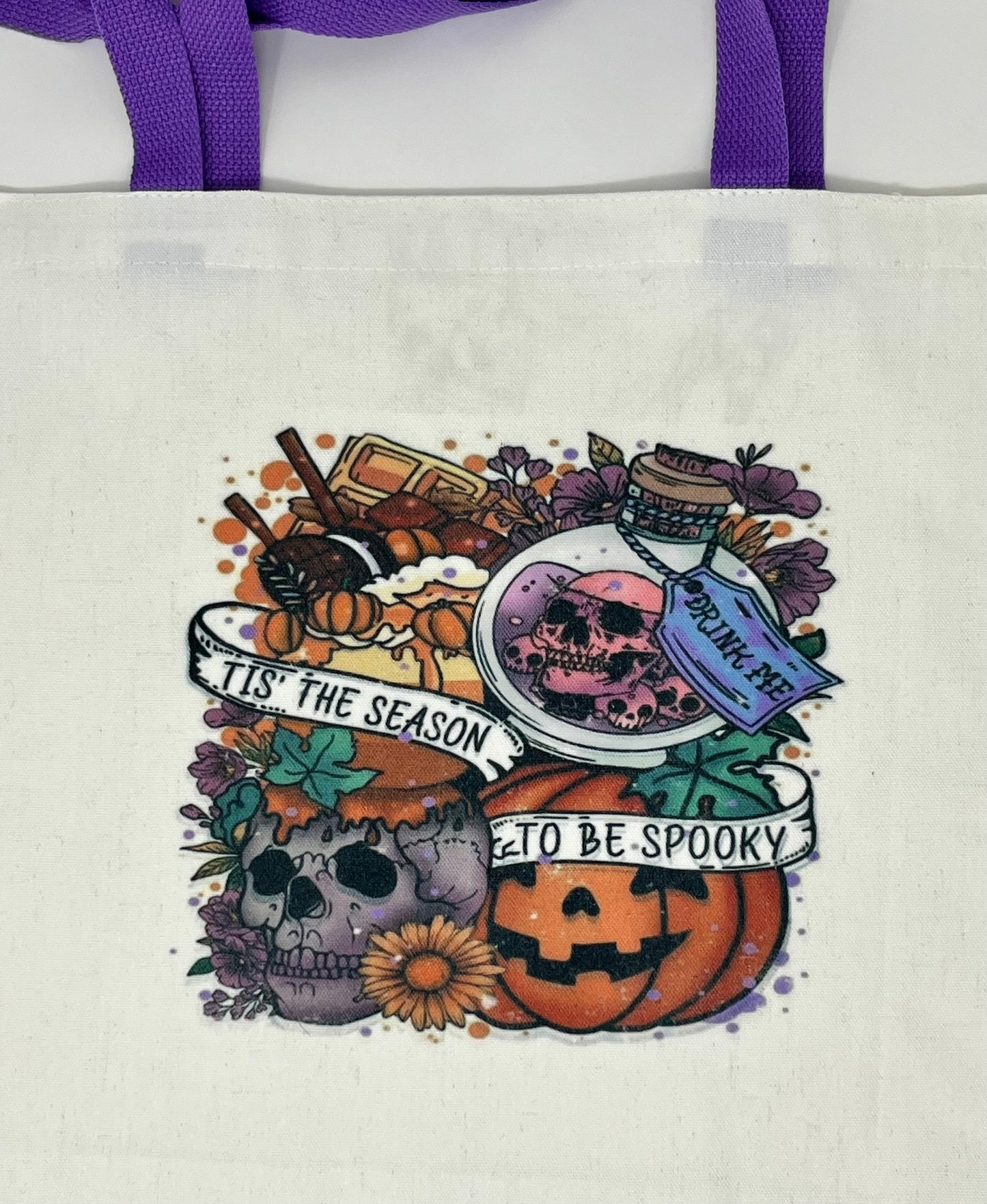 "Tis' The Season To Be Spooky" Halloween Reuseable Bag