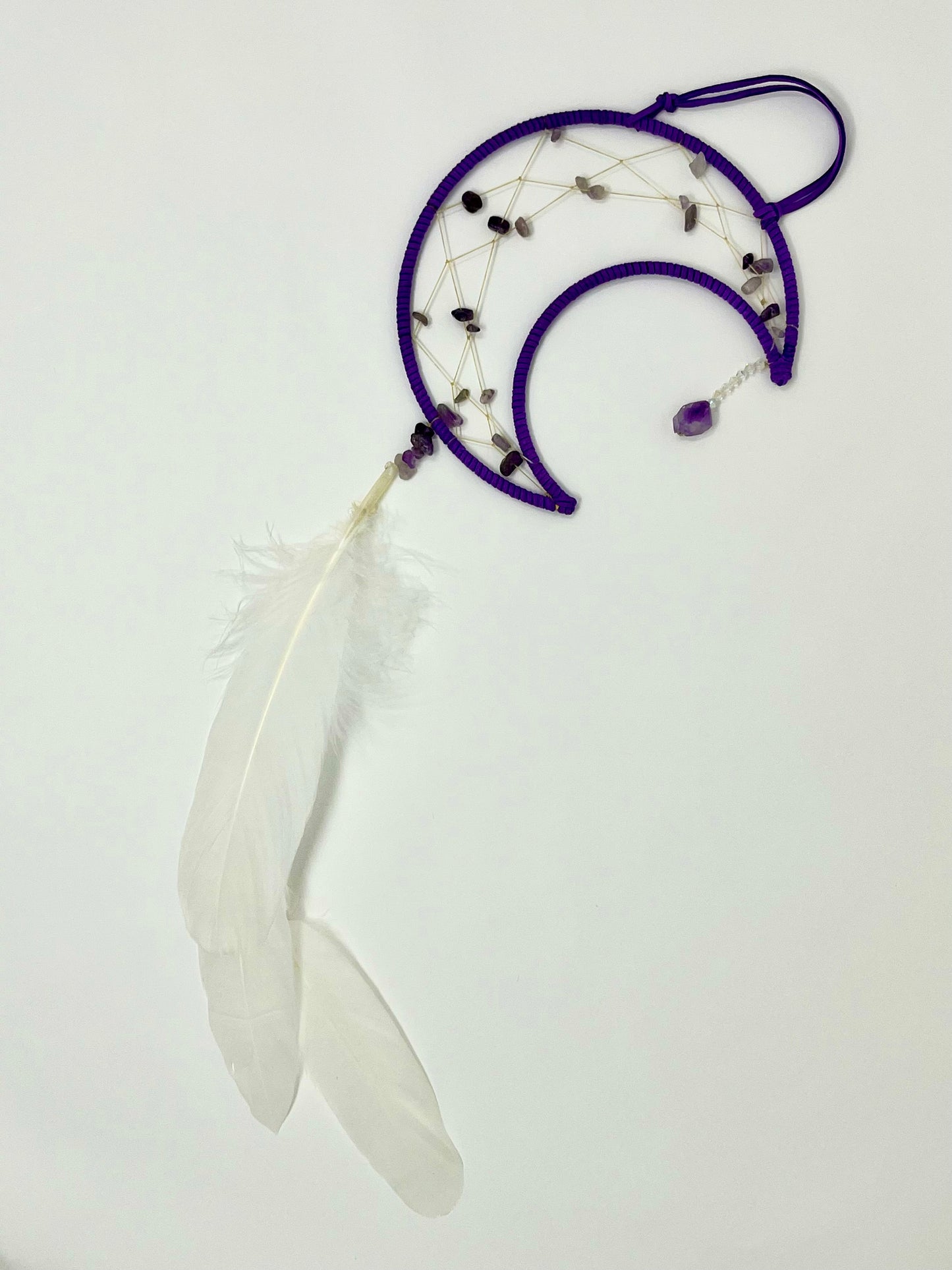 Amethyst Moon Dream Catcher