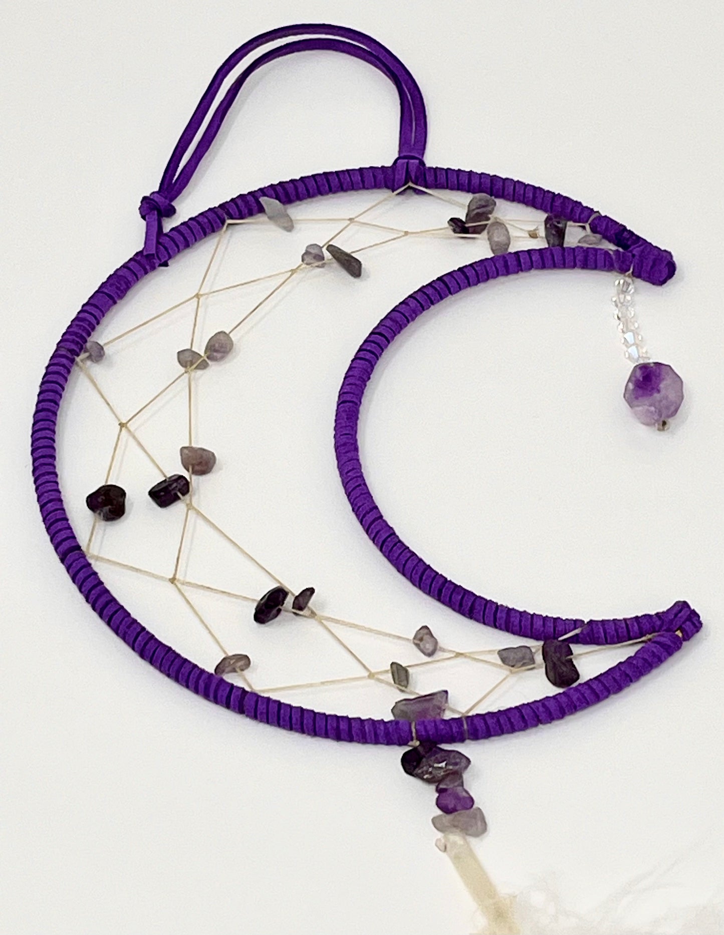 Amethyst Moon Dream Catcher