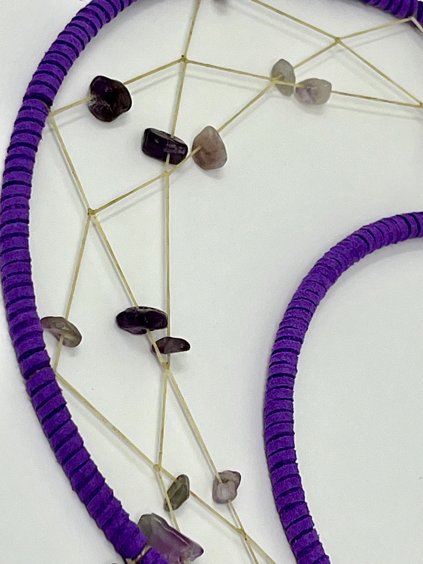 Amethyst Moon Dream Catcher