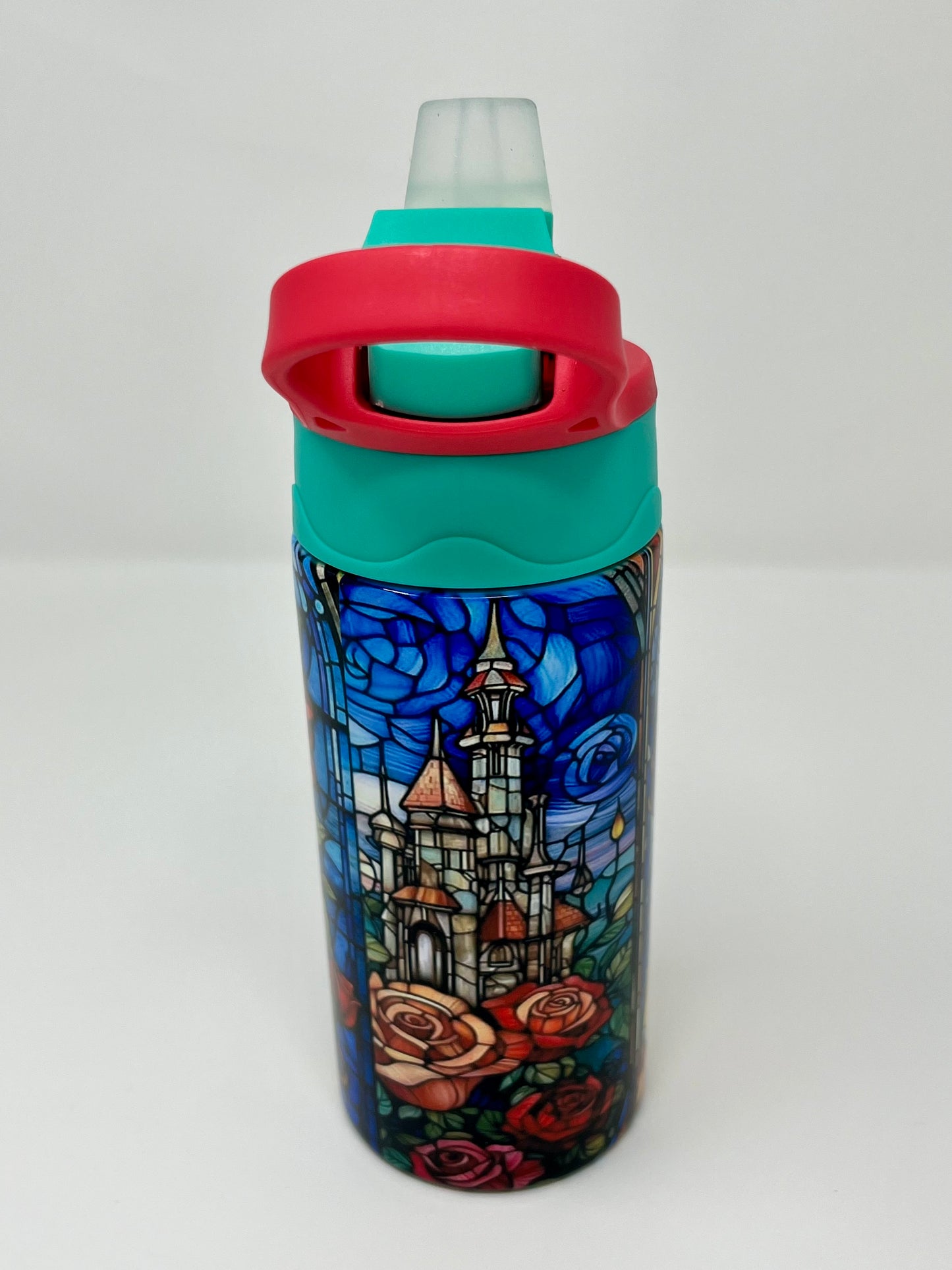 Stained Glass Princess 12oz Insulated Kids Travel Tumbler