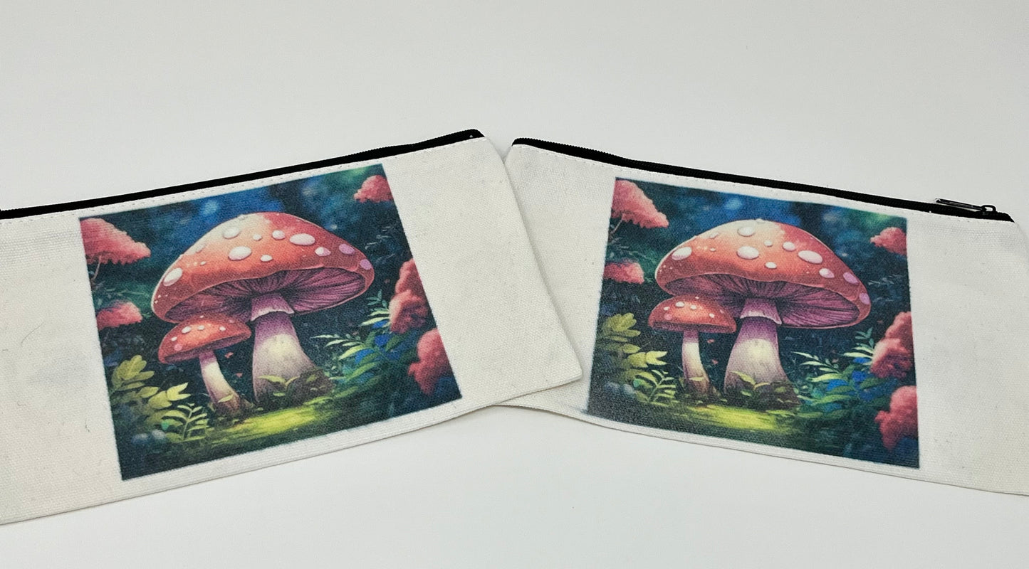 Toadstool Grab and Go Zipper Bag