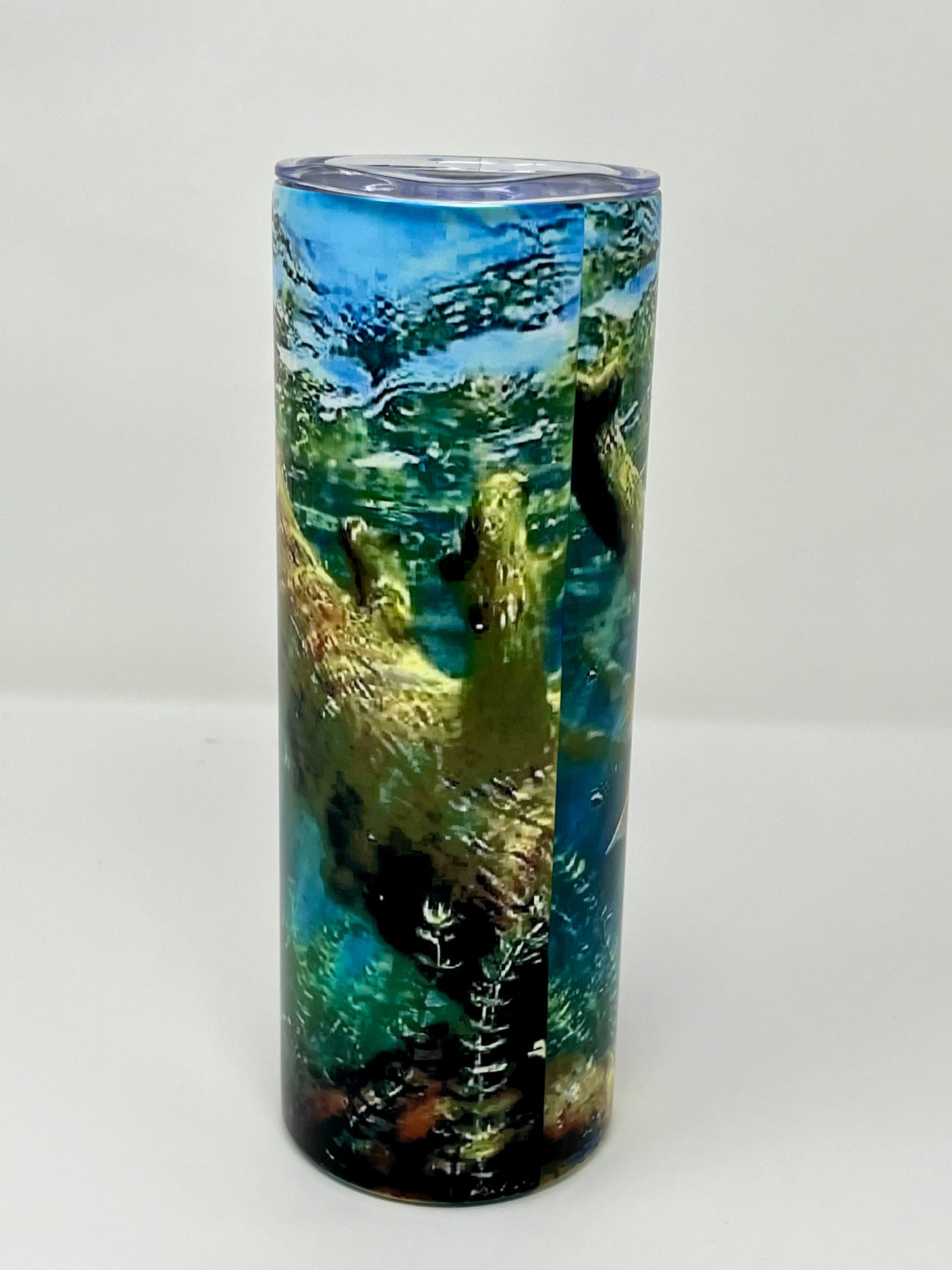 Under Water Bass 20oz Skinny Tumbler