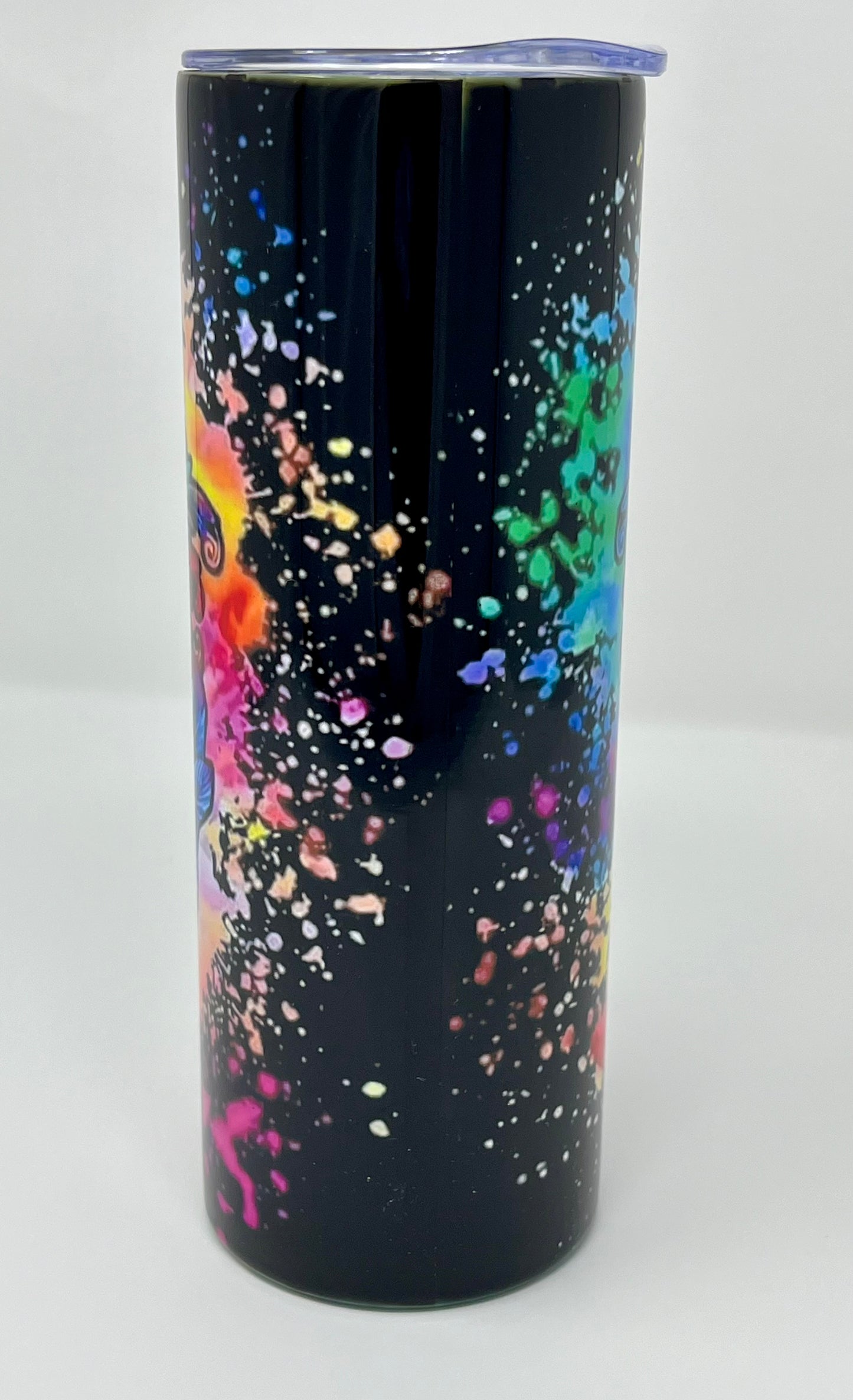 Paint Splash Pumpkin King 20oz Skinny Tumbler