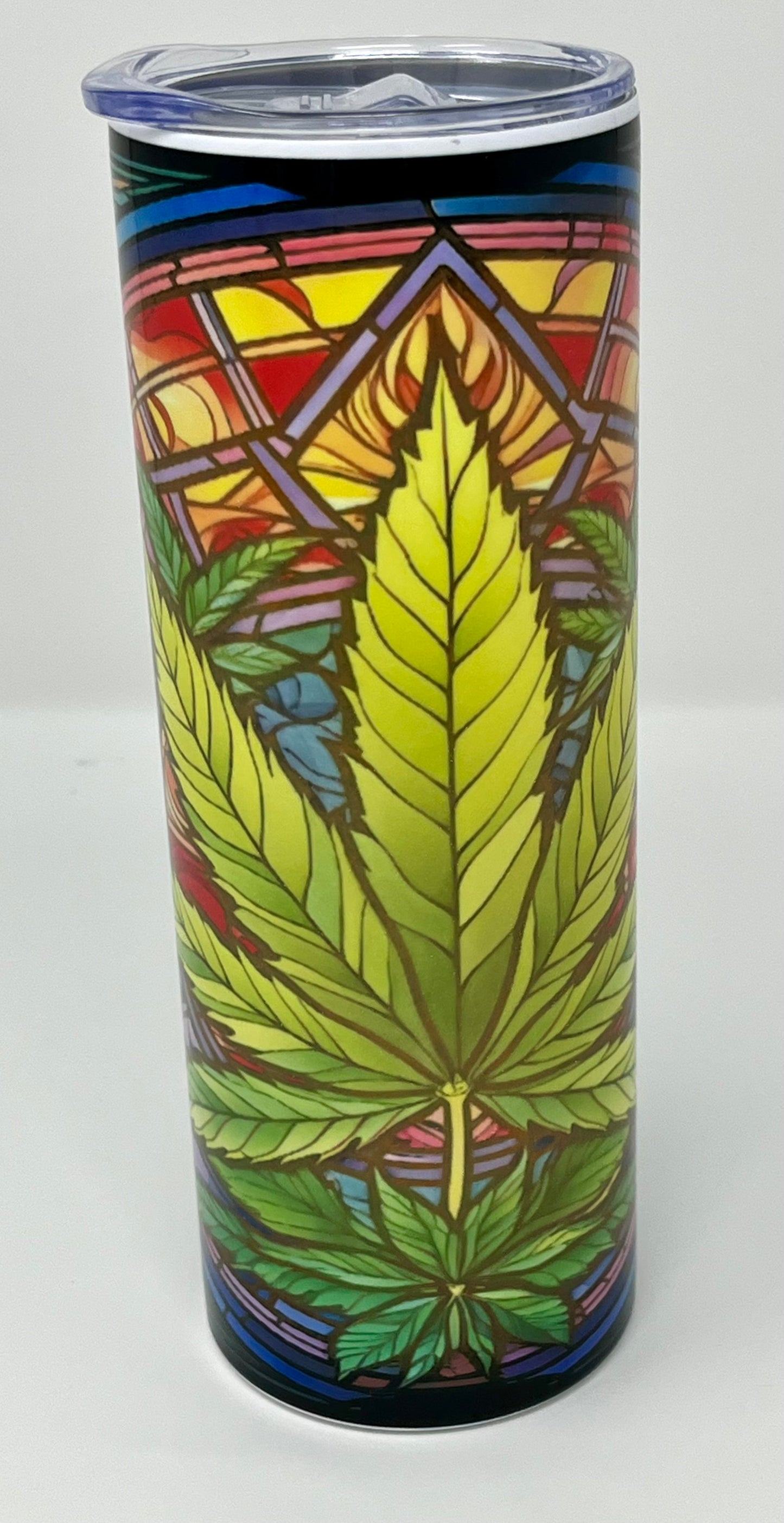 Stained Glass MaryJane 20oz Skinny Tumbler