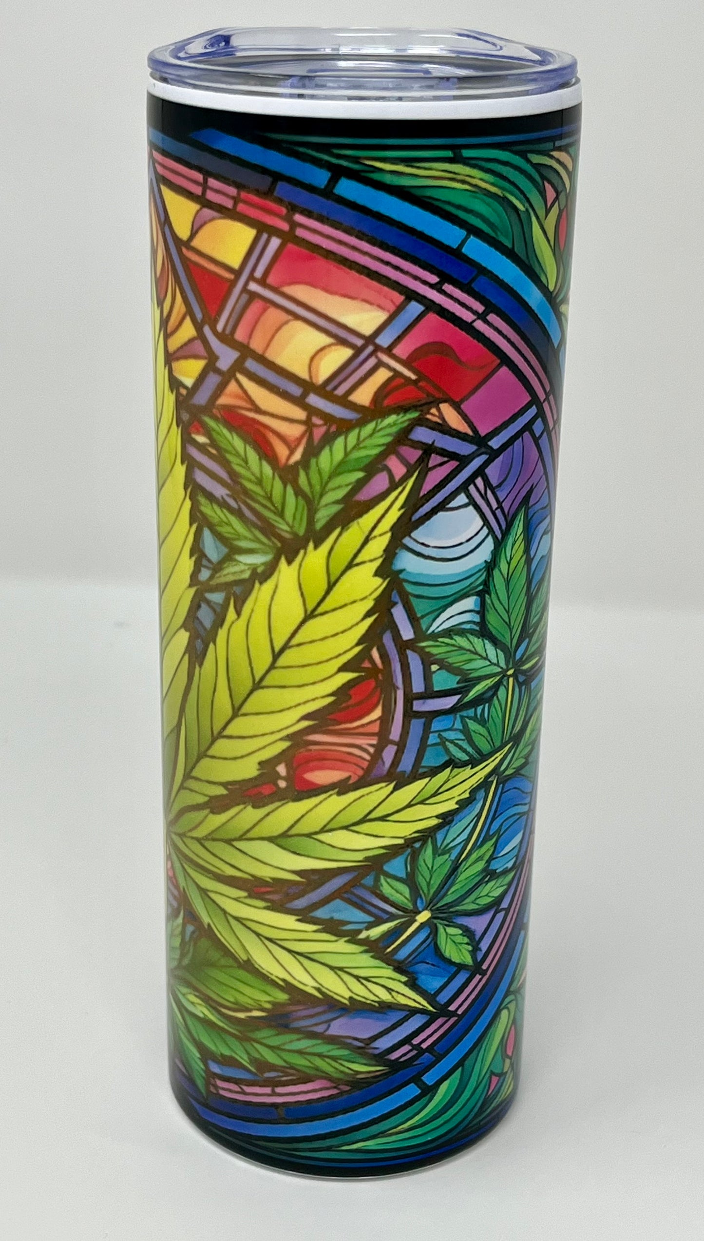 Stained Glass MaryJane 20oz Skinny Tumbler
