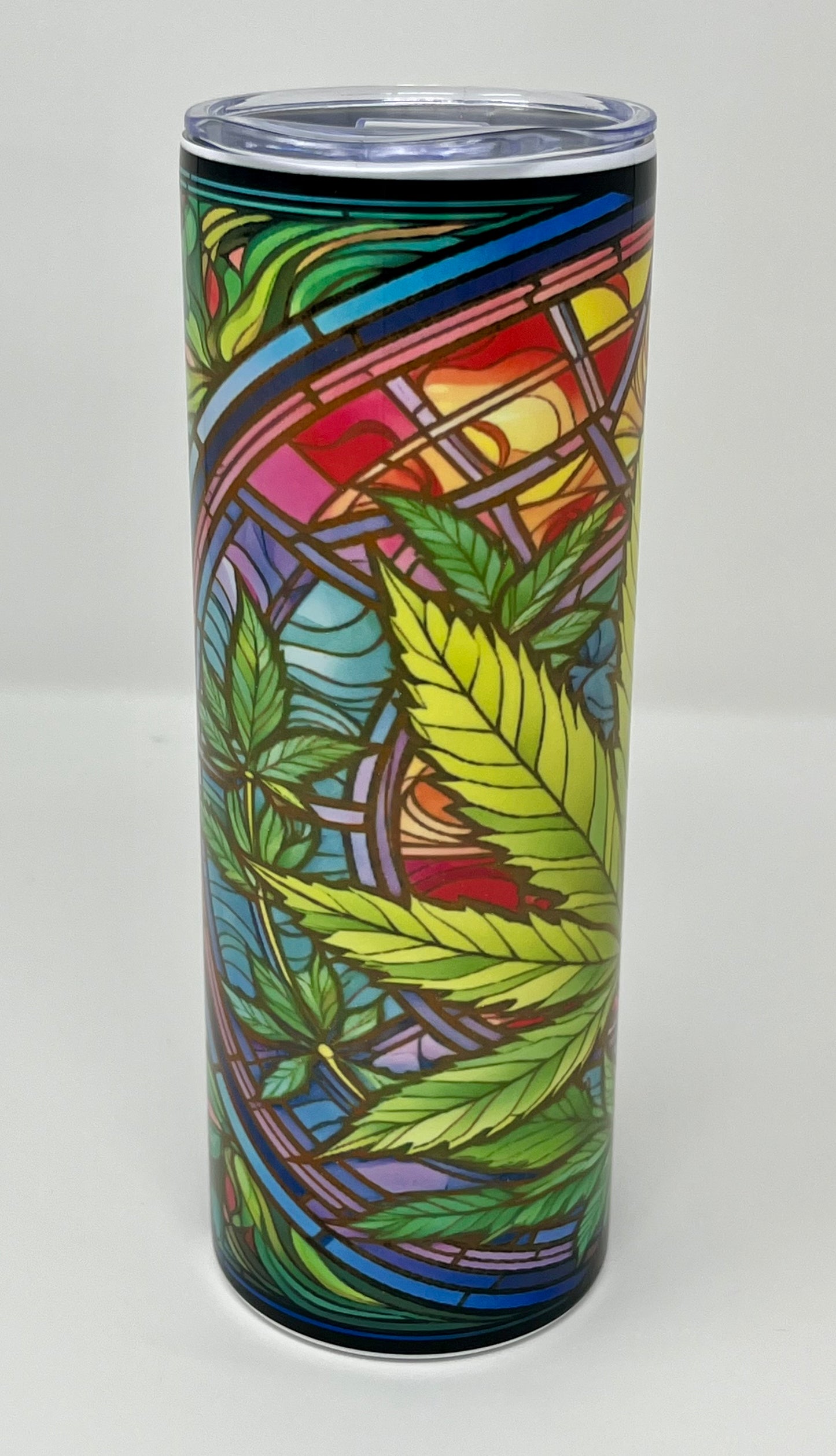 Stained Glass MaryJane 20oz Skinny Tumbler