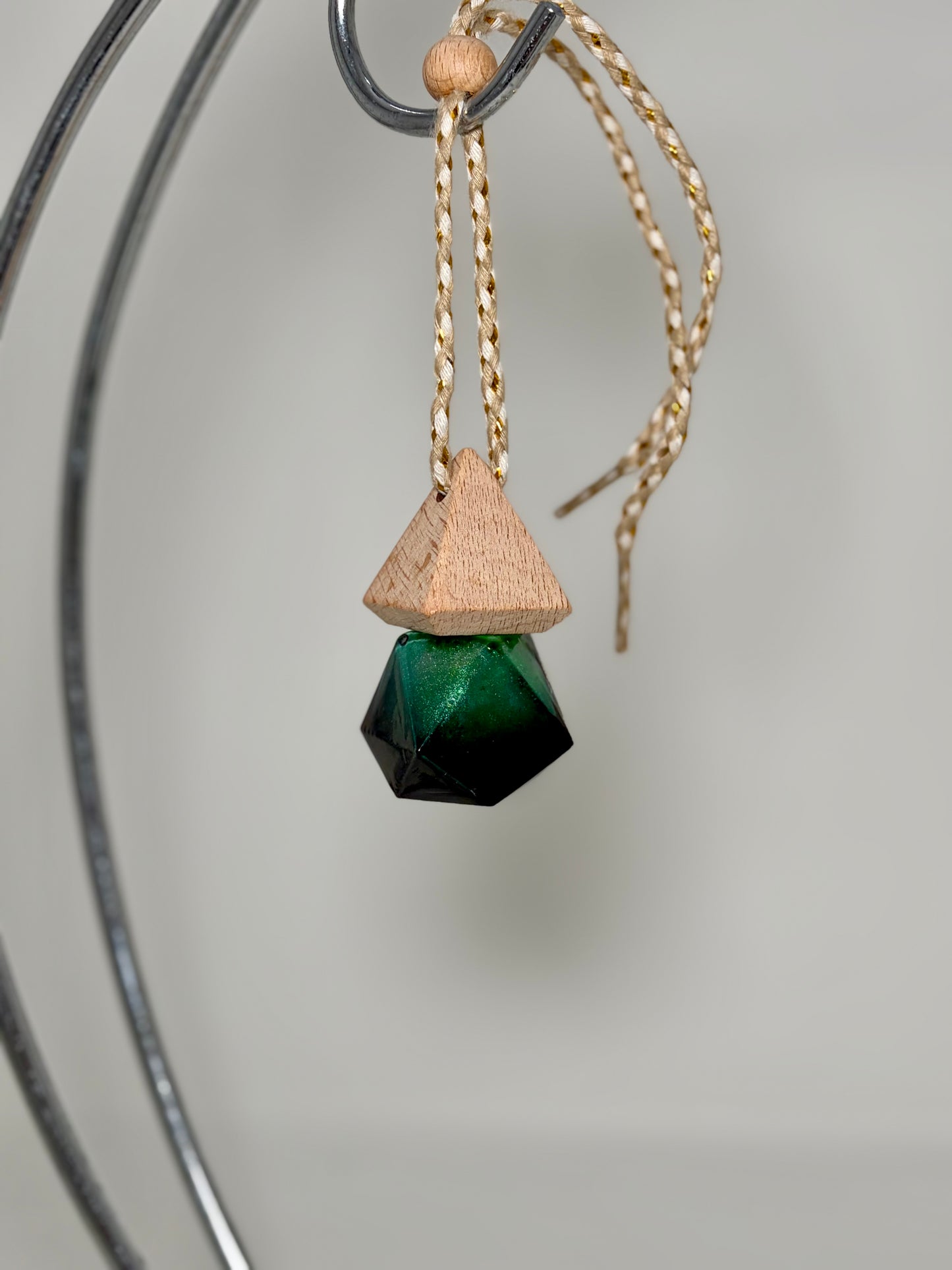 Emerald Aura Geometric Crystal Diffuser