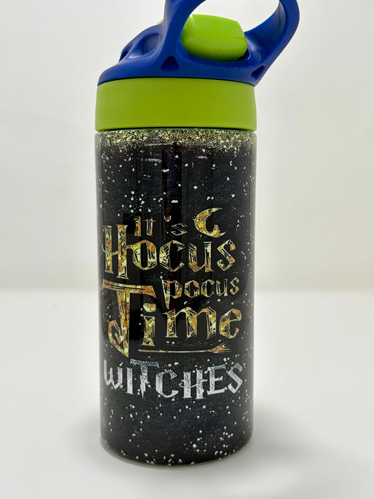 "It's Hocus Pocus Time Witches" 12oz Insulated Kids Travel Tumbler