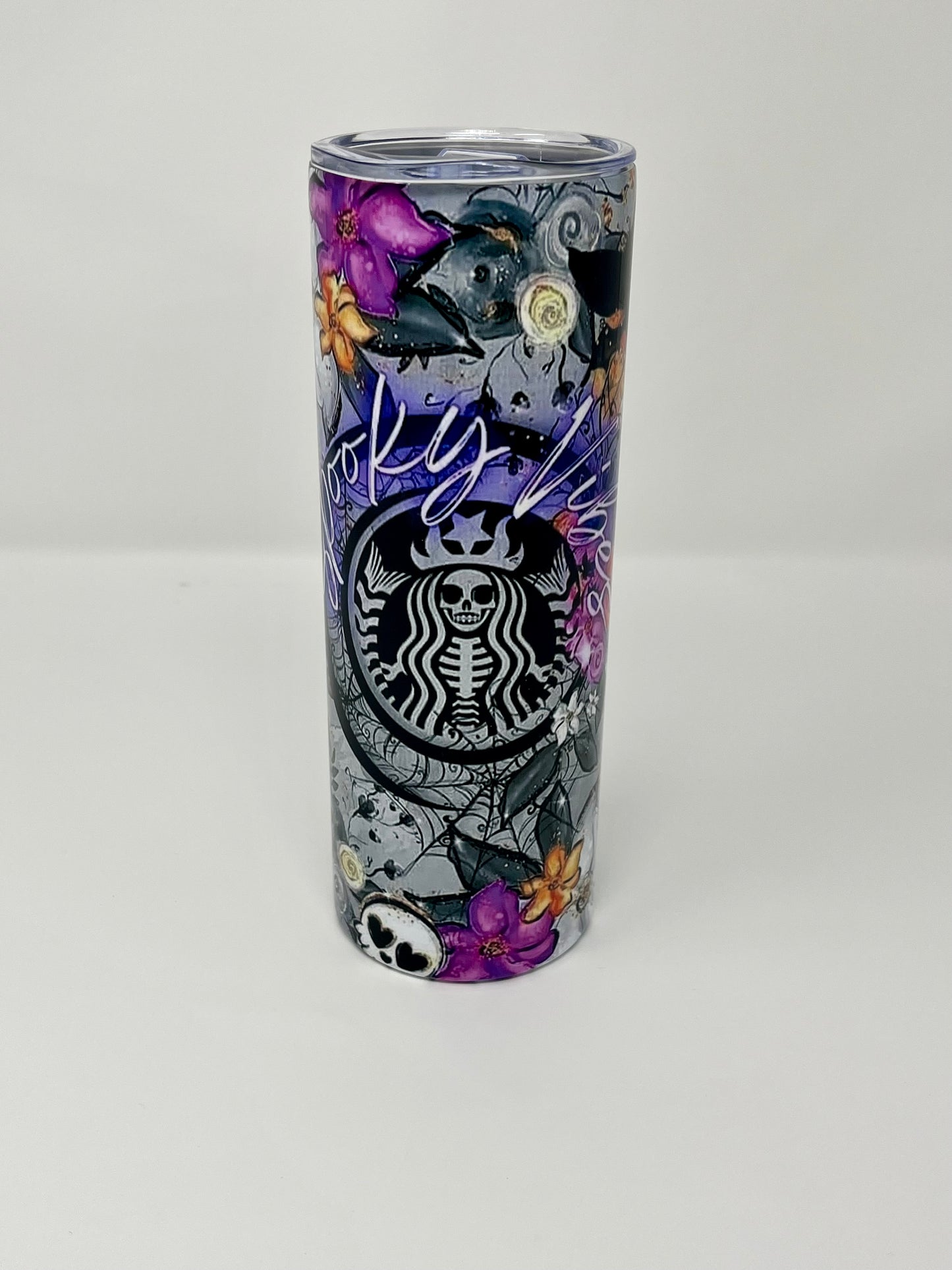 Purple Spooky Vibes 20oz Tumbler
