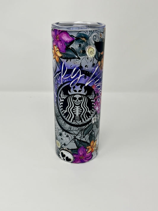 Purple Spooky Vibes 20oz Tumbler