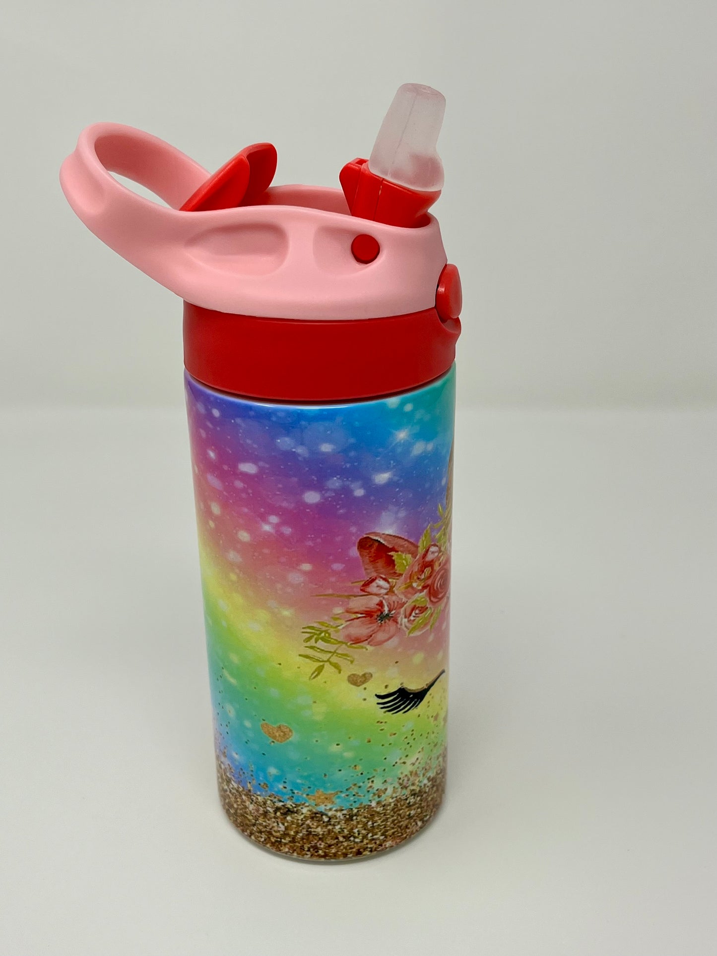 Unicorn Lashes 12oz Childs Travel Tumbler