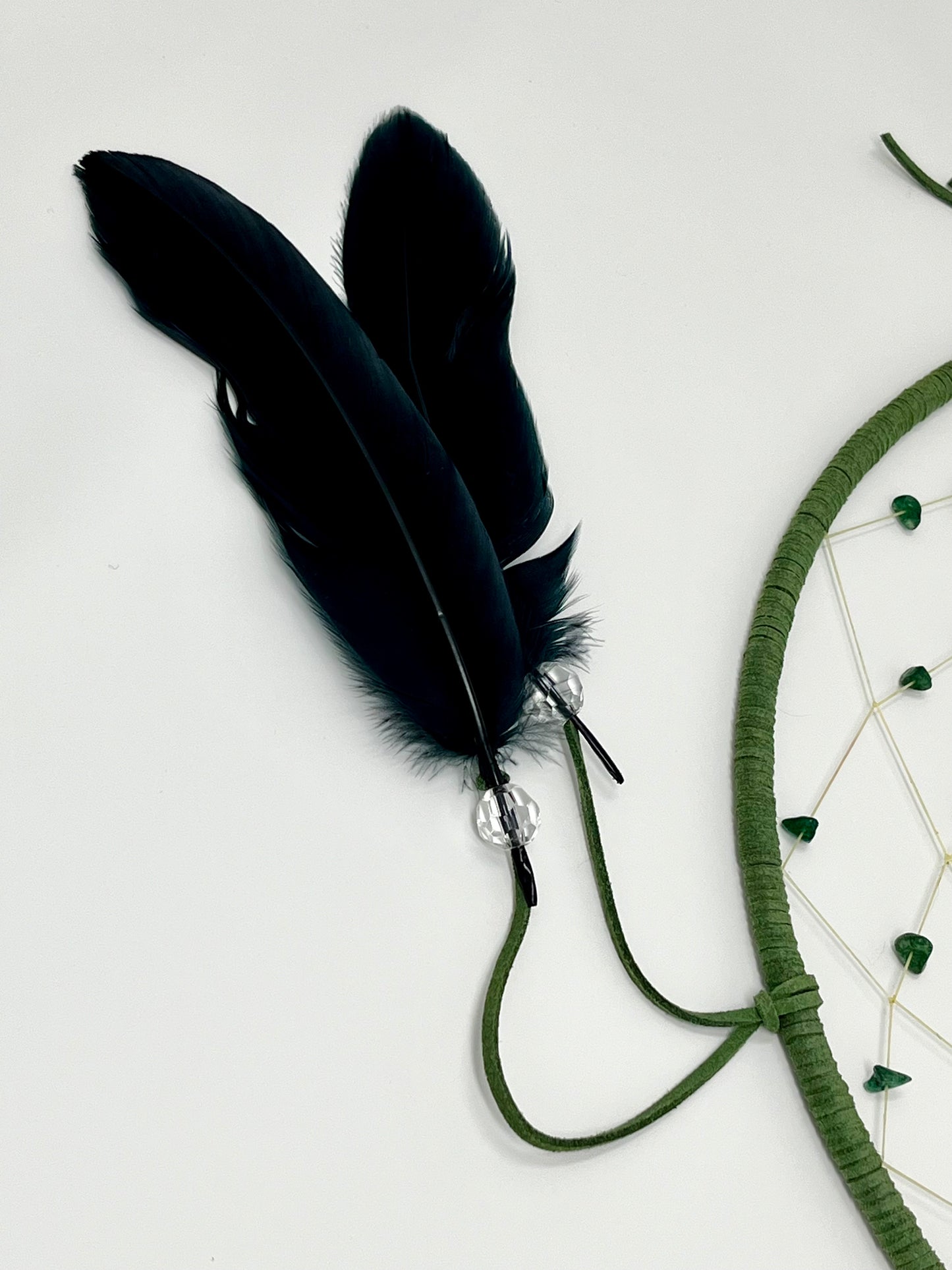 XL Forest Green Dream Catcher