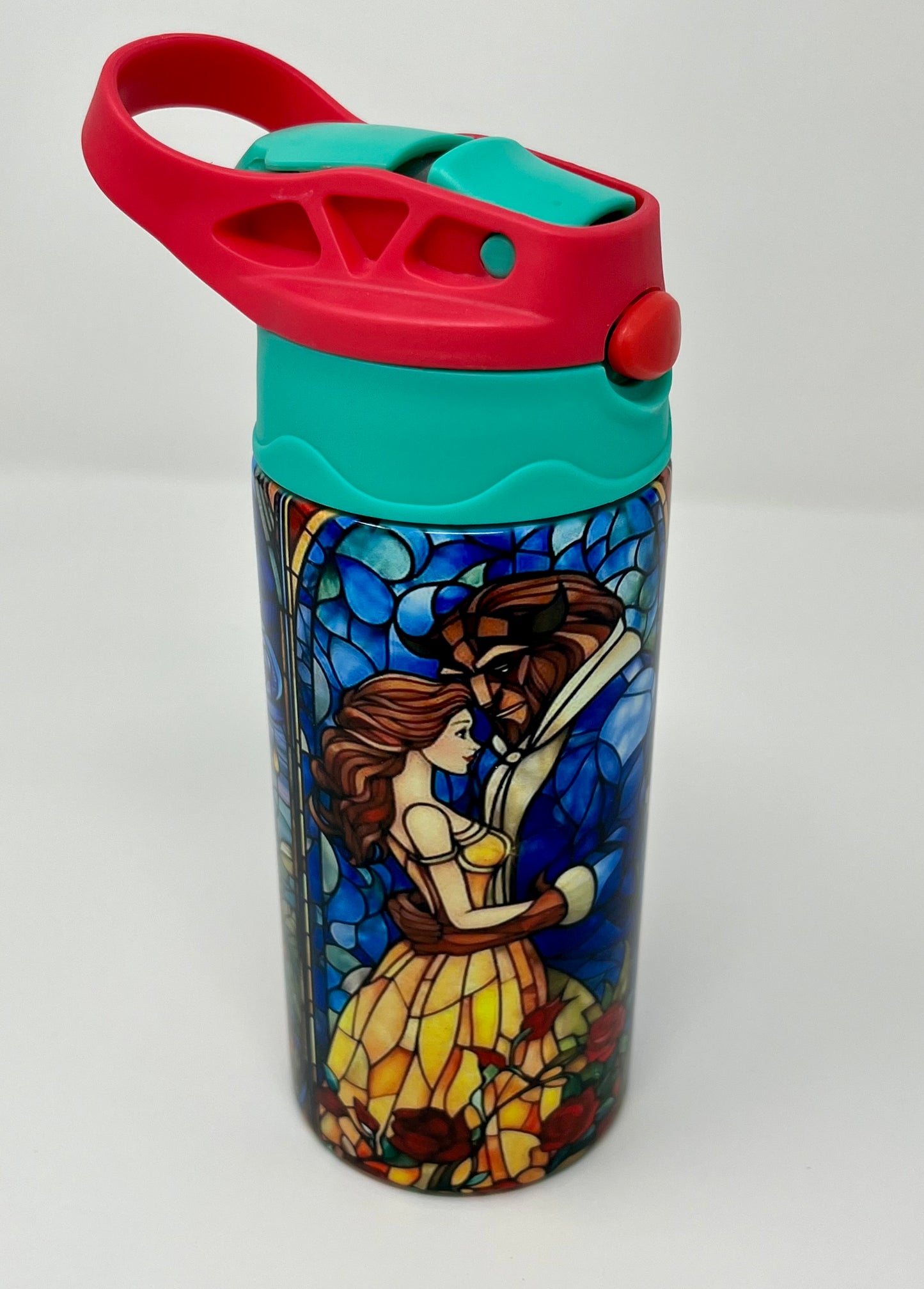 Stained Glass Princess 12oz Insulated Kids Travel Tumbler