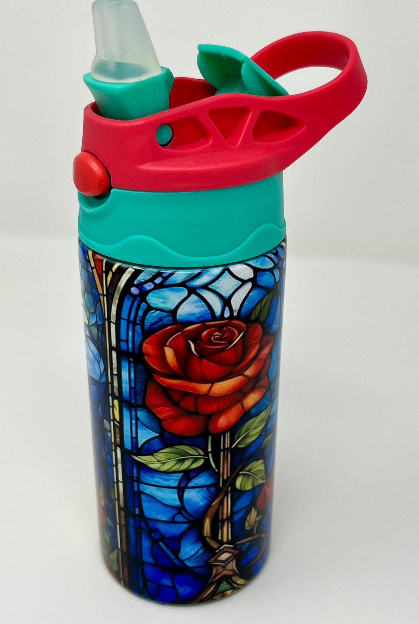 Stained Glass Princess 12oz Insulated Kids Travel Tumbler