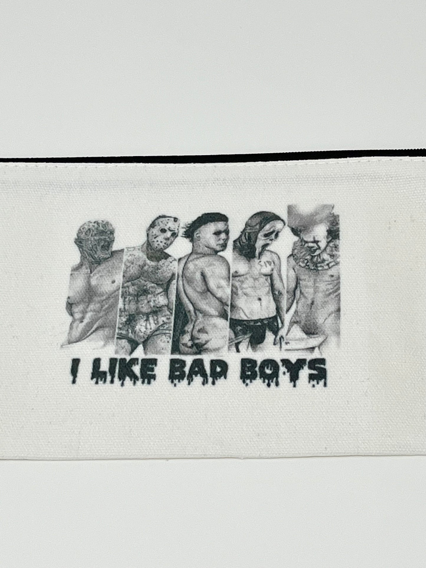 I Like Bad Boys Horror Theme Grab and Go Zipper Bag