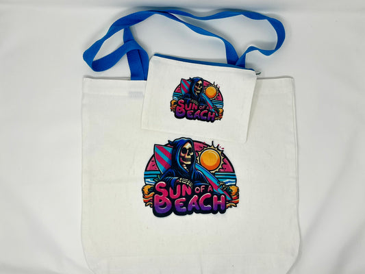 Son of a Beach Tote Bag and Travel Bag set