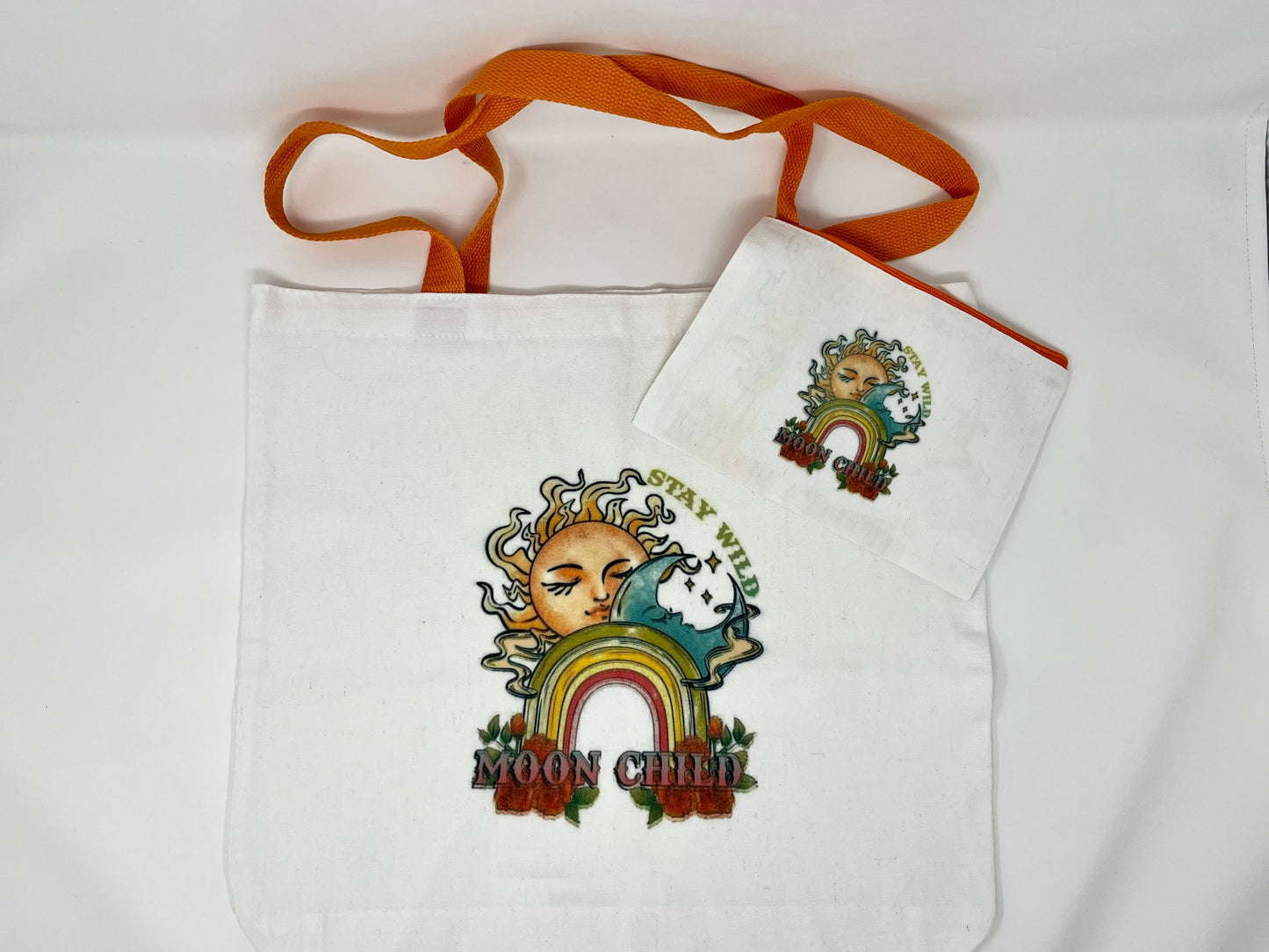 Stay Wild Moon Child Tote and Travel Bag Set