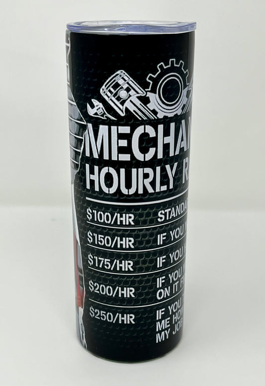 Mechanics Rate 20oz Skinny Tumbler
