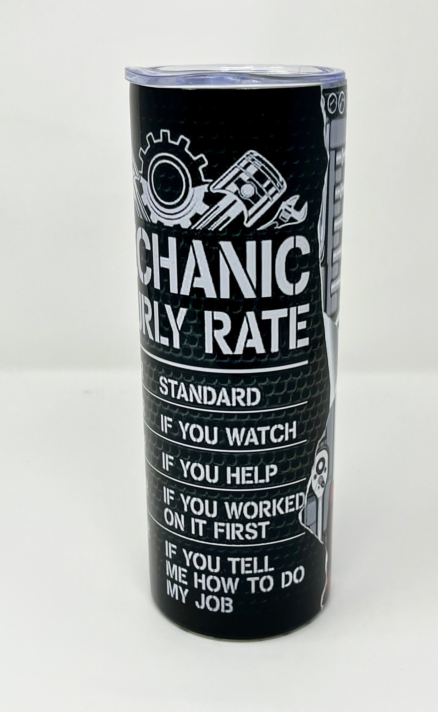 Mechanics Rate 20oz Skinny Tumbler