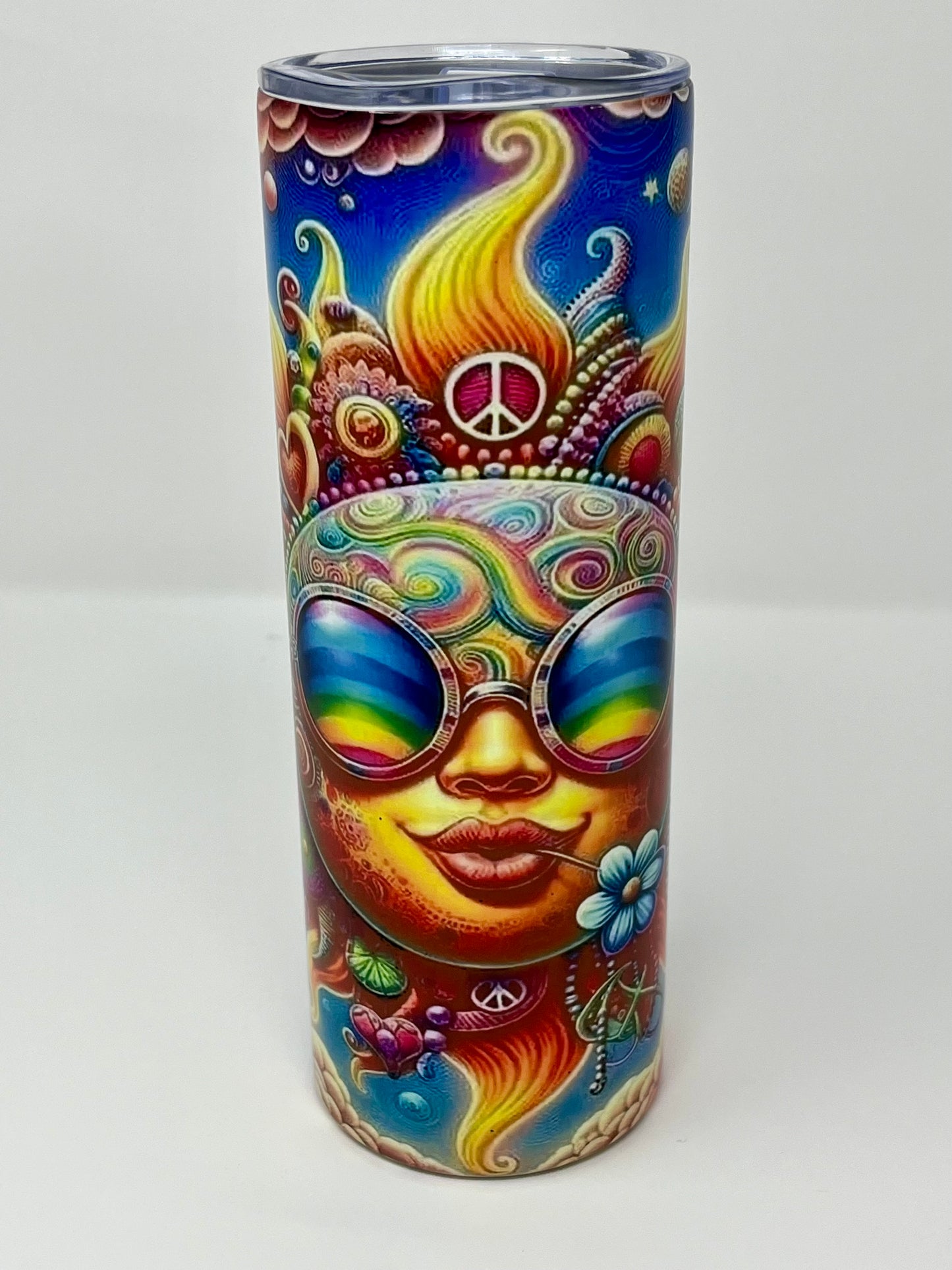 Hippy Sun 20oz Skinny Tumbler