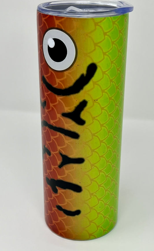 Red Fishing Lure 20oz Skinny Tumbler