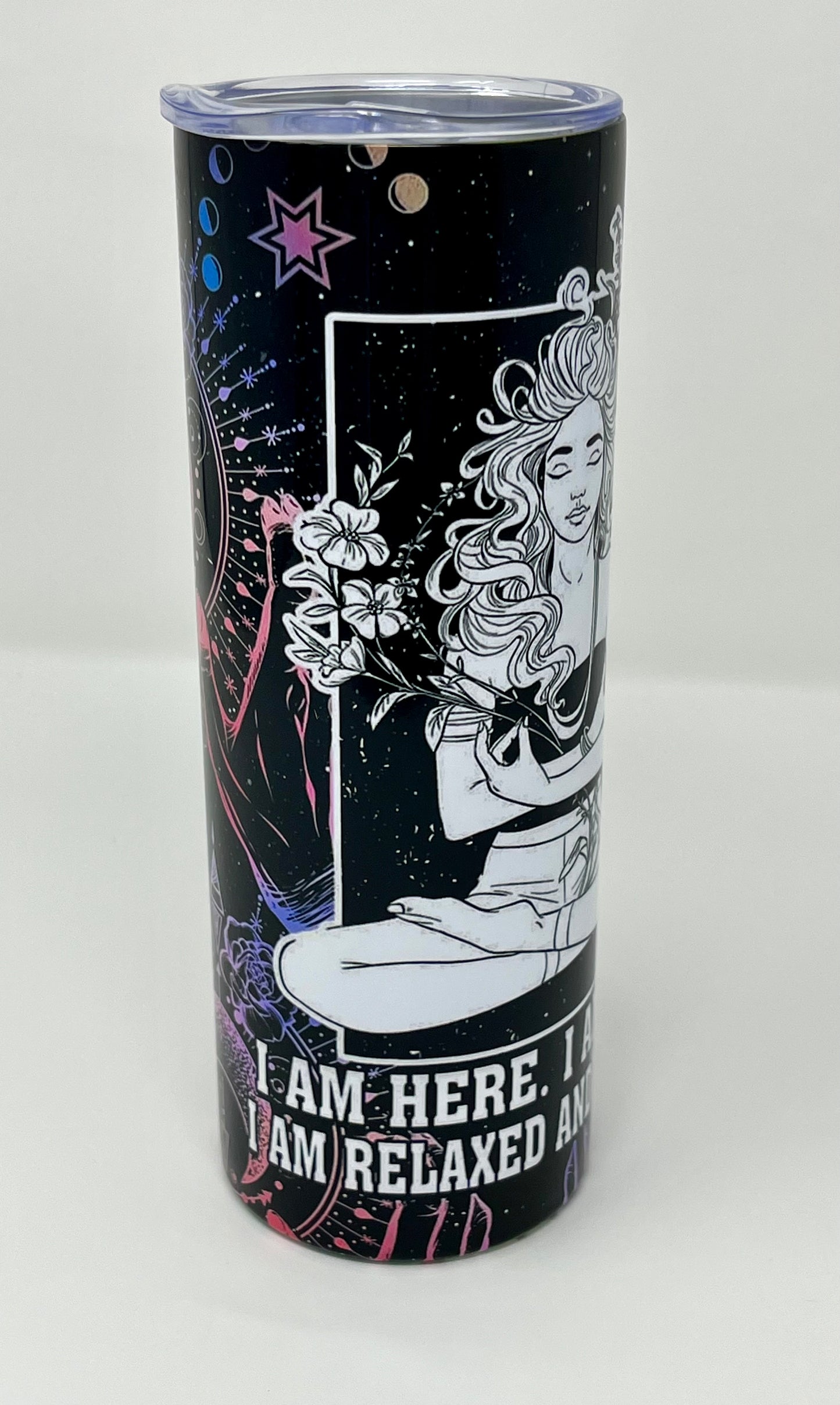 Meditating Goddess 20oz Skinny Tumbler
