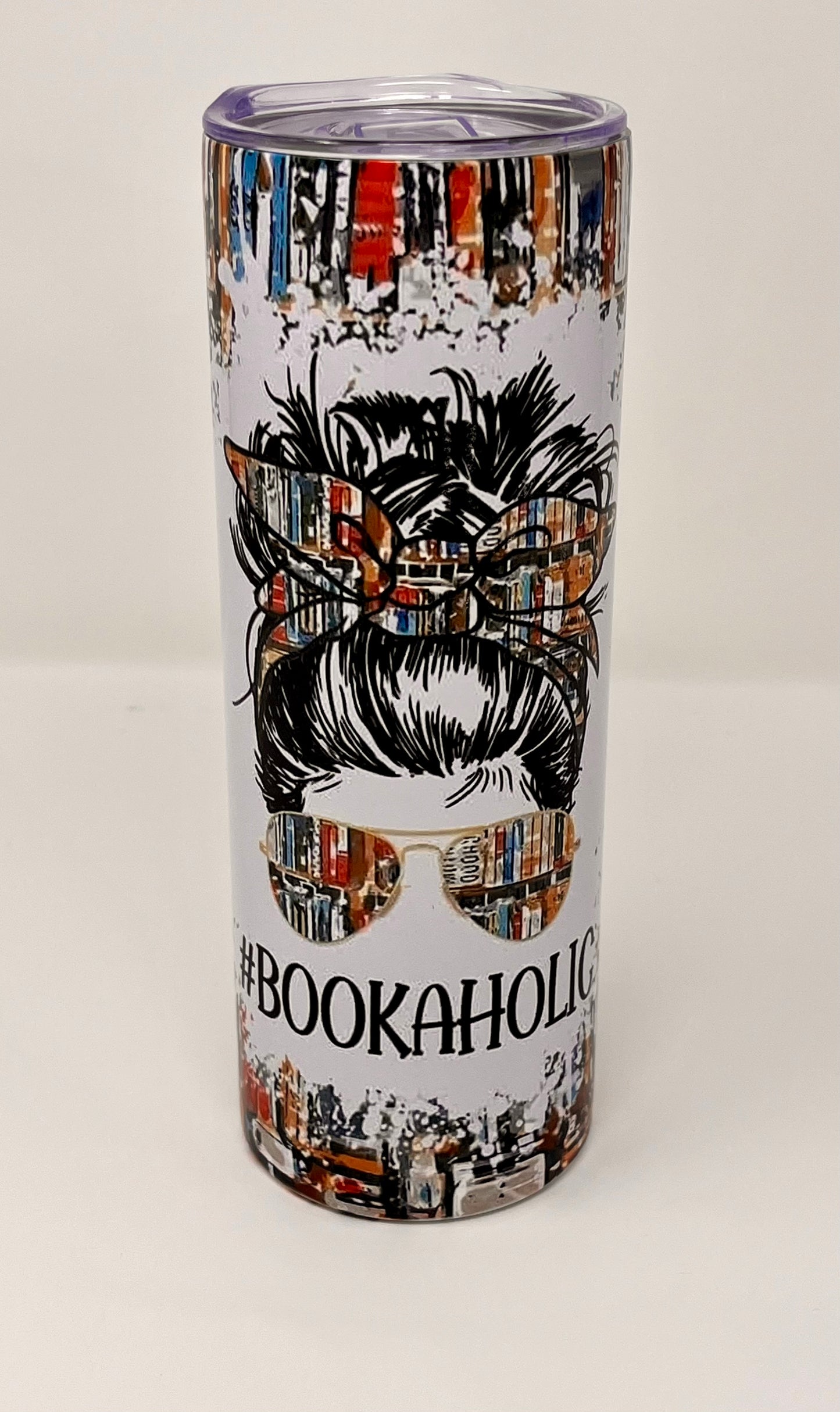 Bookaholic 20oz Skinny Tumbler