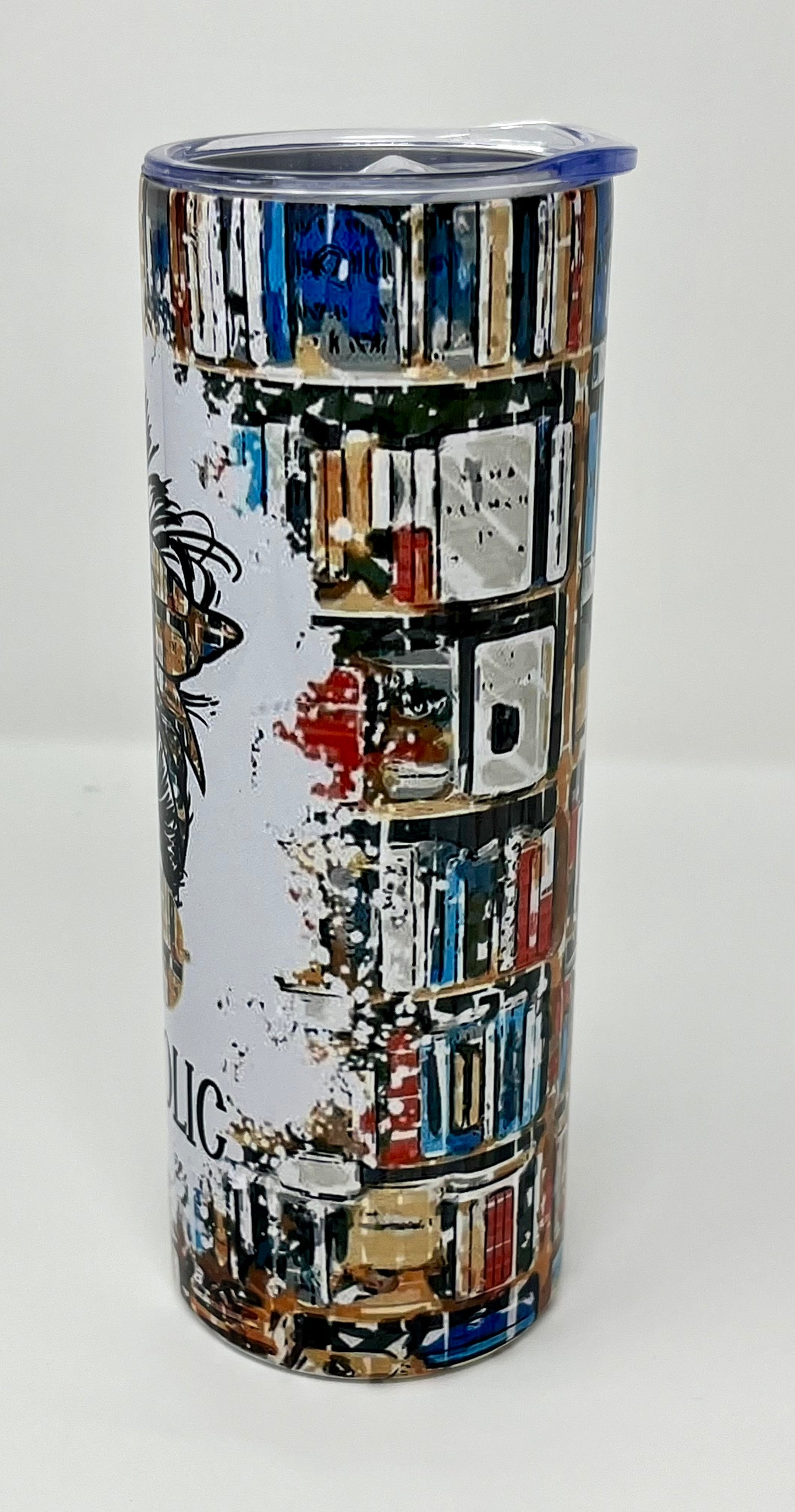 Bookaholic 20oz Skinny Tumbler